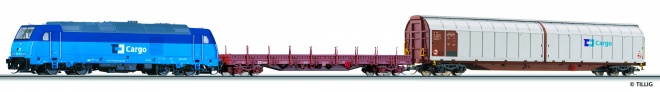 Freight train starter set CD Cargo<br /><a href='images/pictures/Tillig/01431-Set_HM.jpg' target='_blank'>Full size image</a>